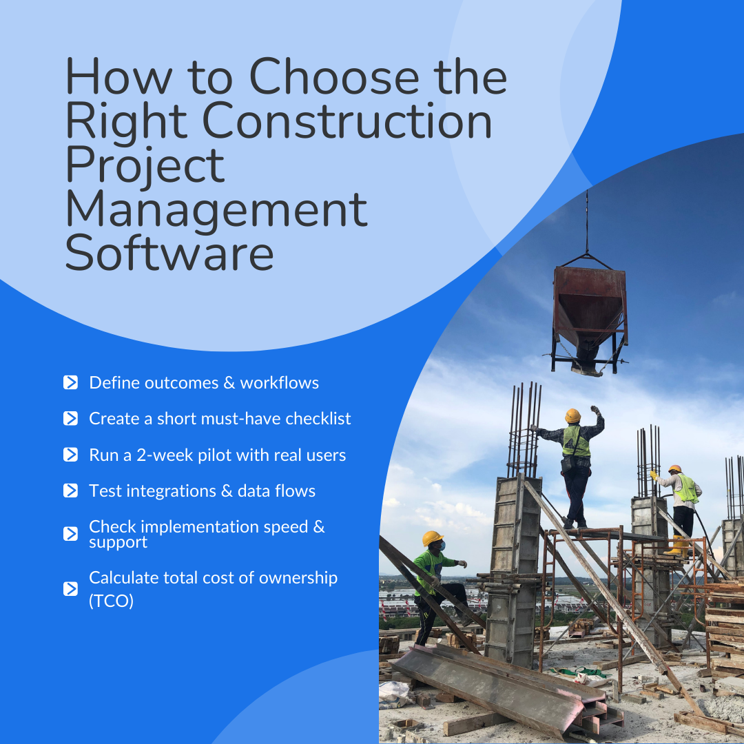 How to Choose the Right Construction Project Management Software