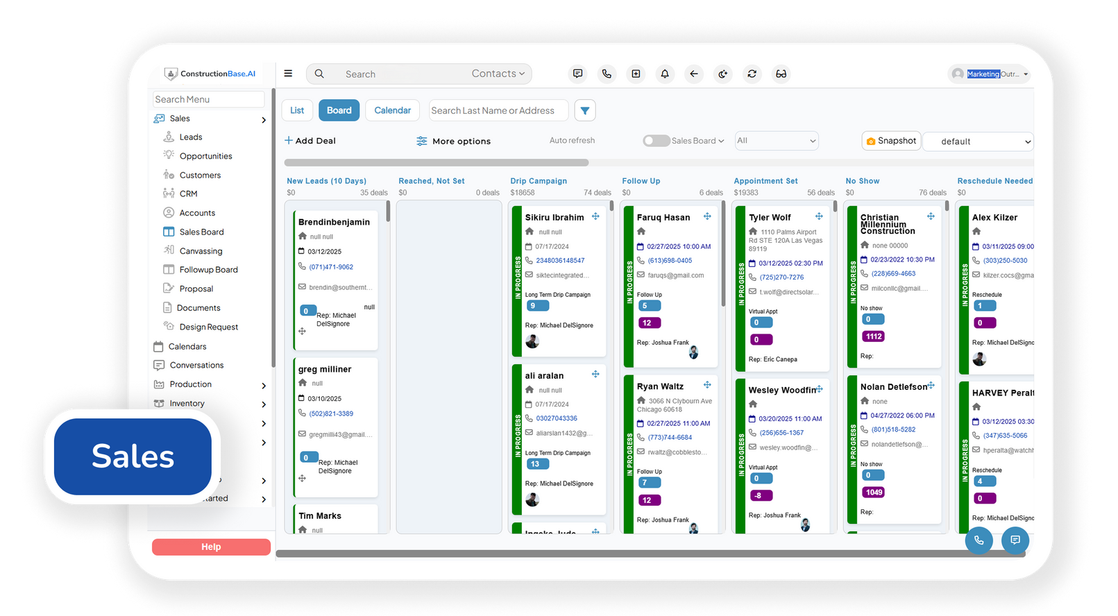 Roofing CRM