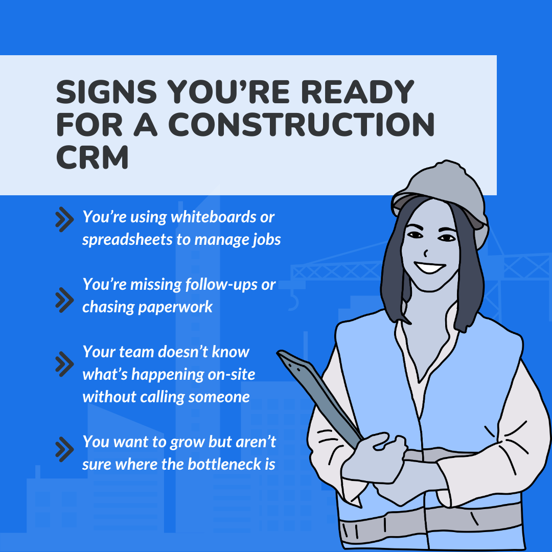 Signs You’re Ready for a Construction CRM