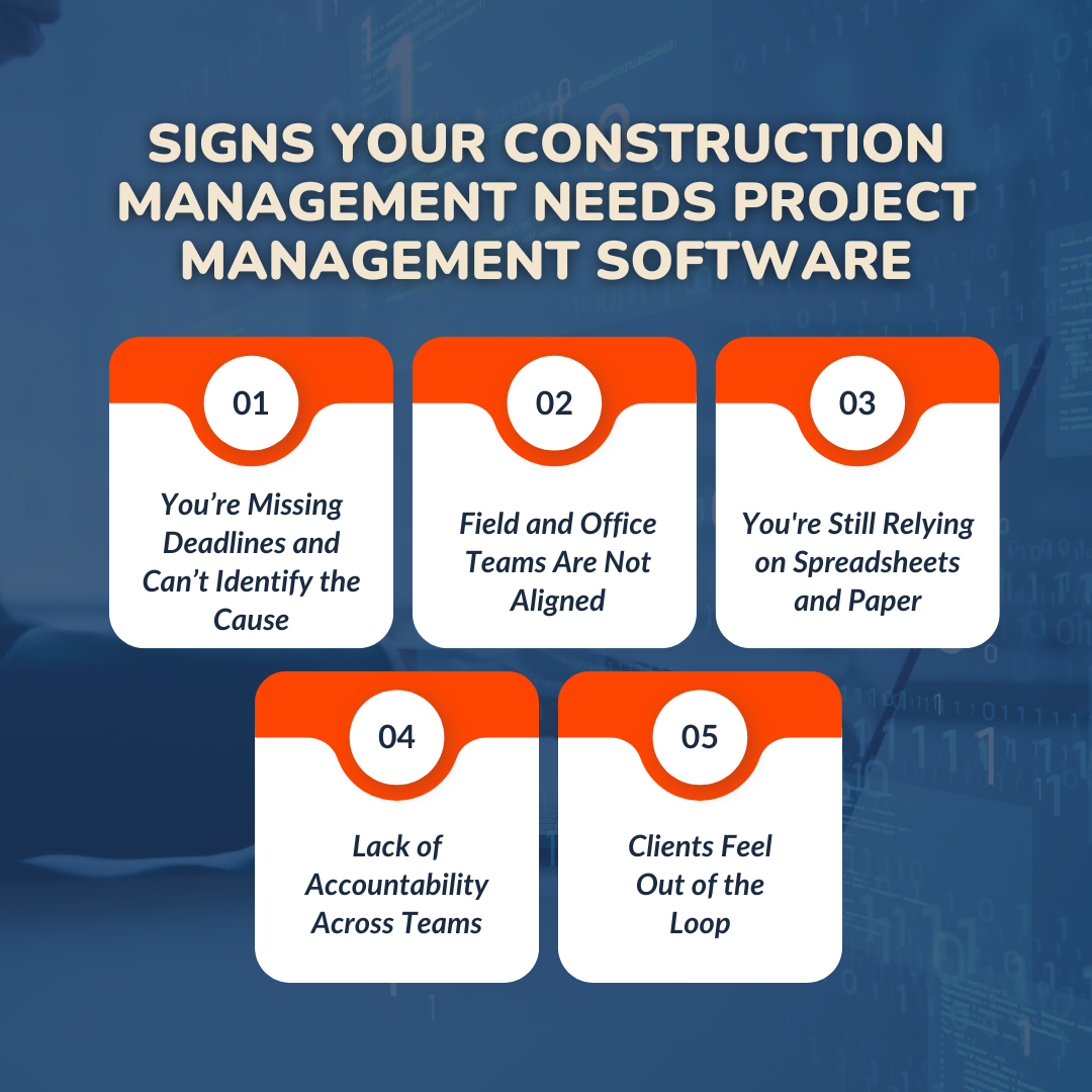 Signs Your Construction Project Needs Project Management Software