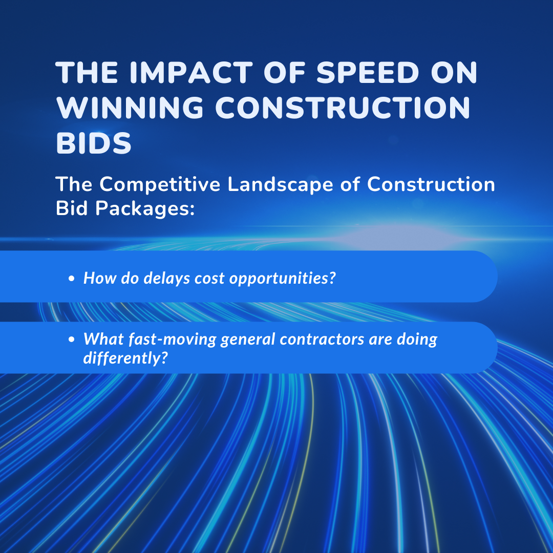 The Impact of Speed on Winning Construction Bids