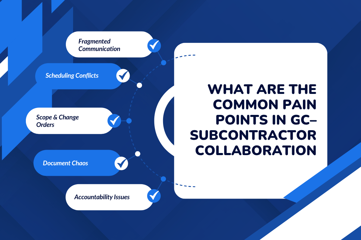 What Are The Common Pain Points in GC–Subcontractor Collaboration