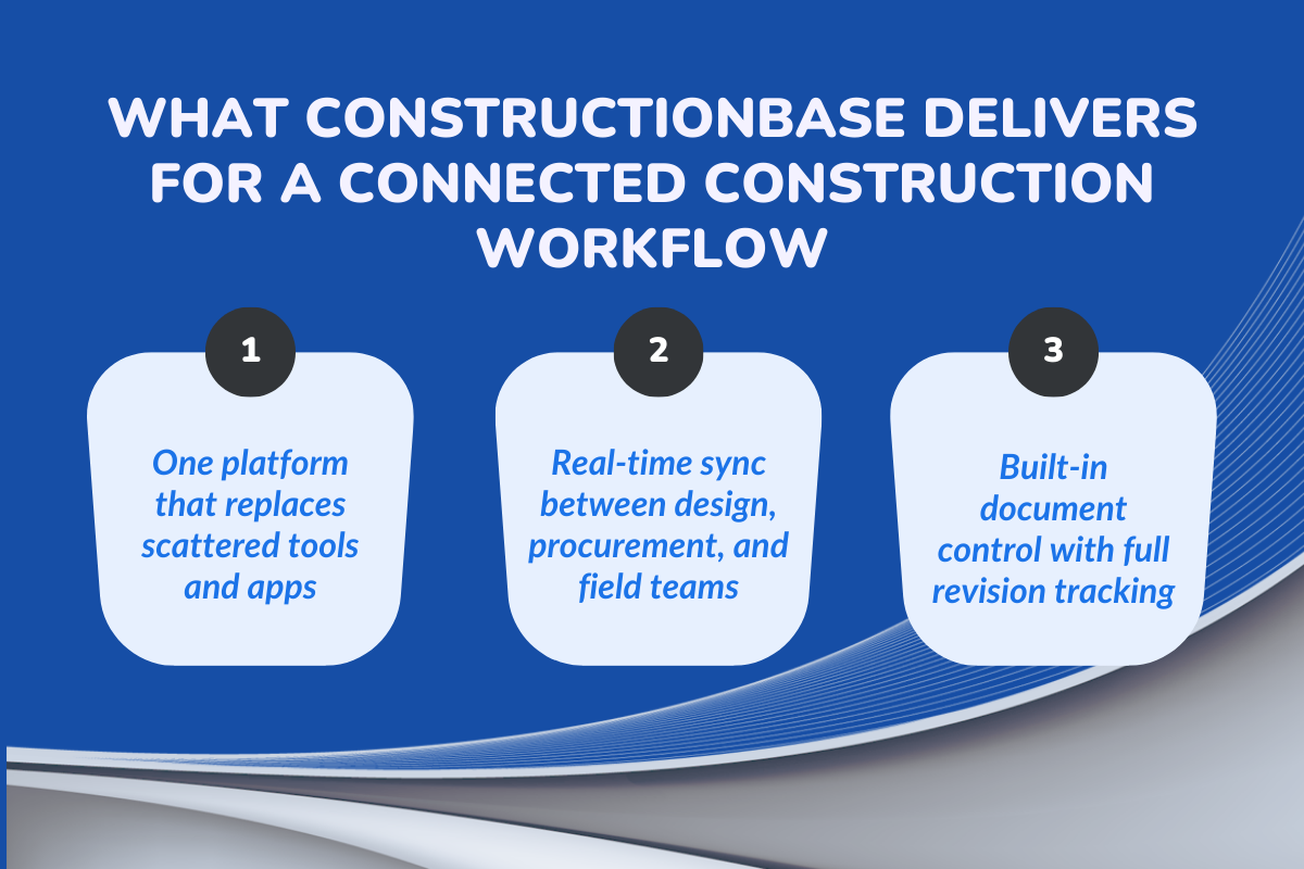 How ConstructionBase Helps Construction Teams Build a Connected Workflow