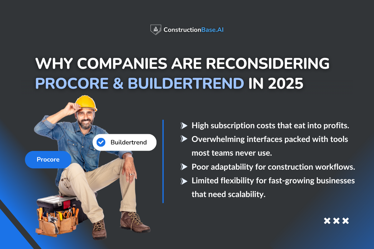 Why Companies Are Reconsidering Procore & Buildertrend in 2025 and Beyond