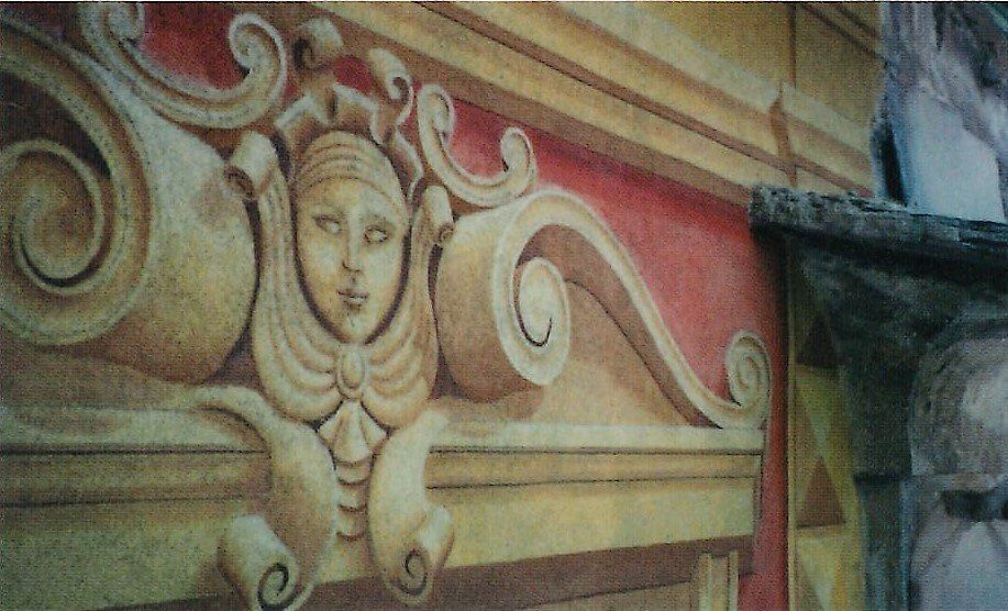 decorazione affresco Gambini costruzioni Genova