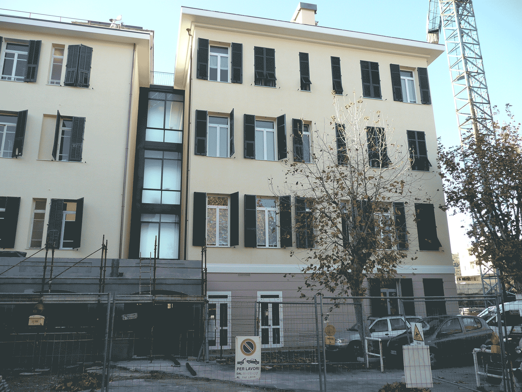 Ospedale Genova Voltri costruzione