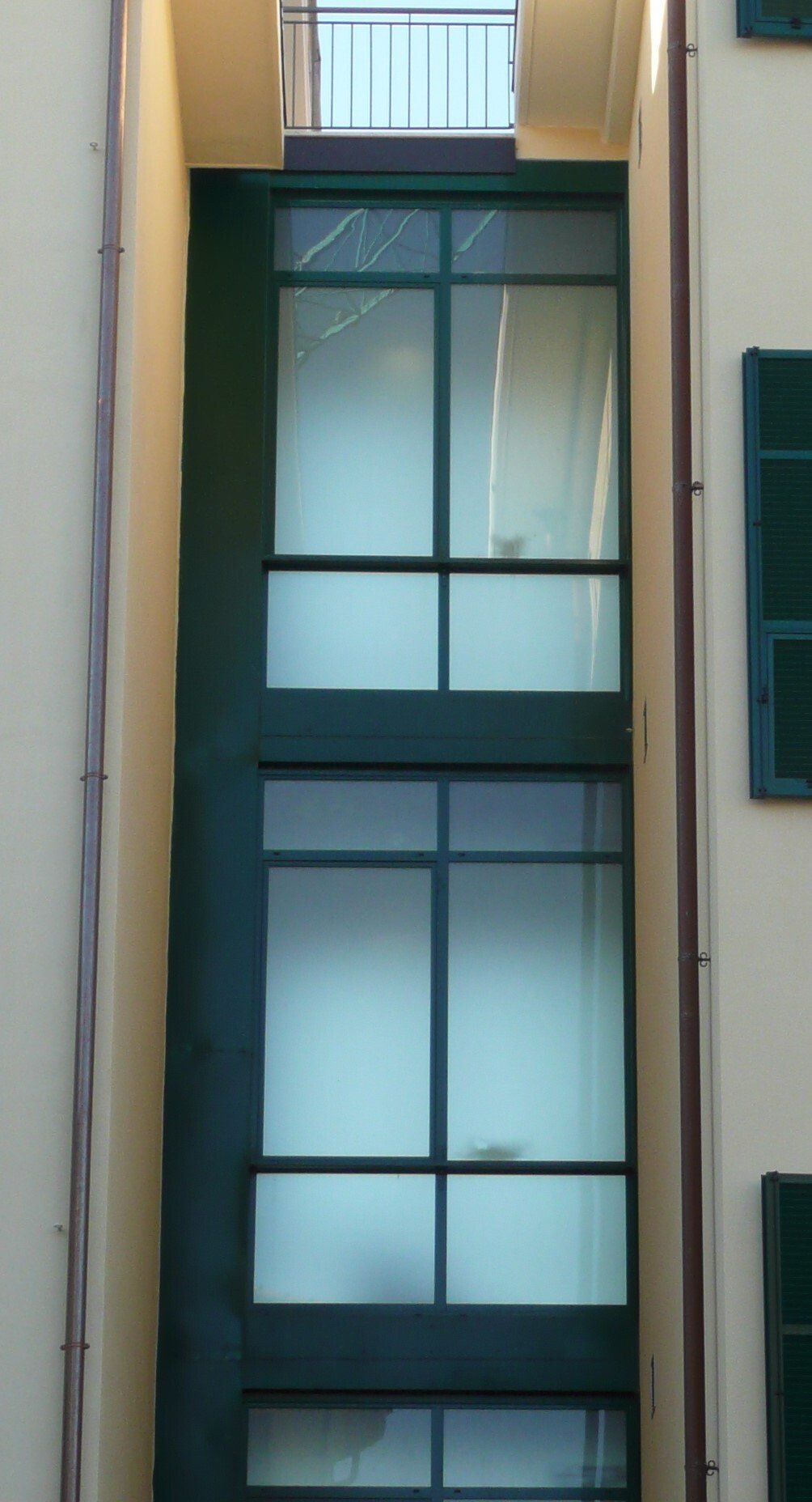 Ascensore Ospedale Genova Voltri costruzione