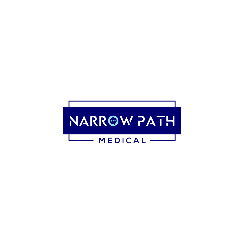 A logo for a medical company called narrow path medical.