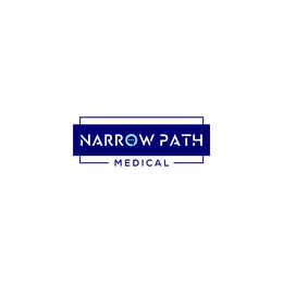 A logo for a medical company called narrow path medical.