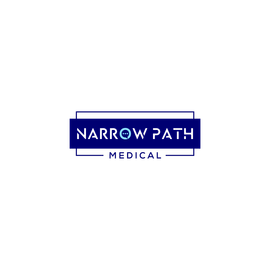 A logo for a medical company called narrow path medical.