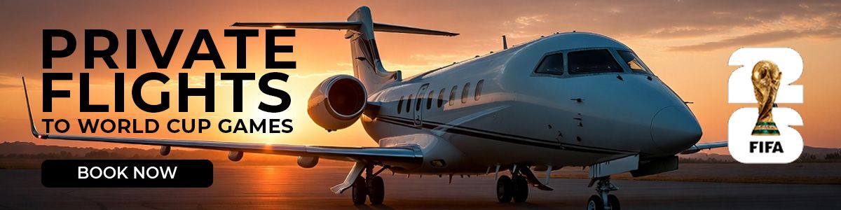 Private Flights To FIFA World Cup Games