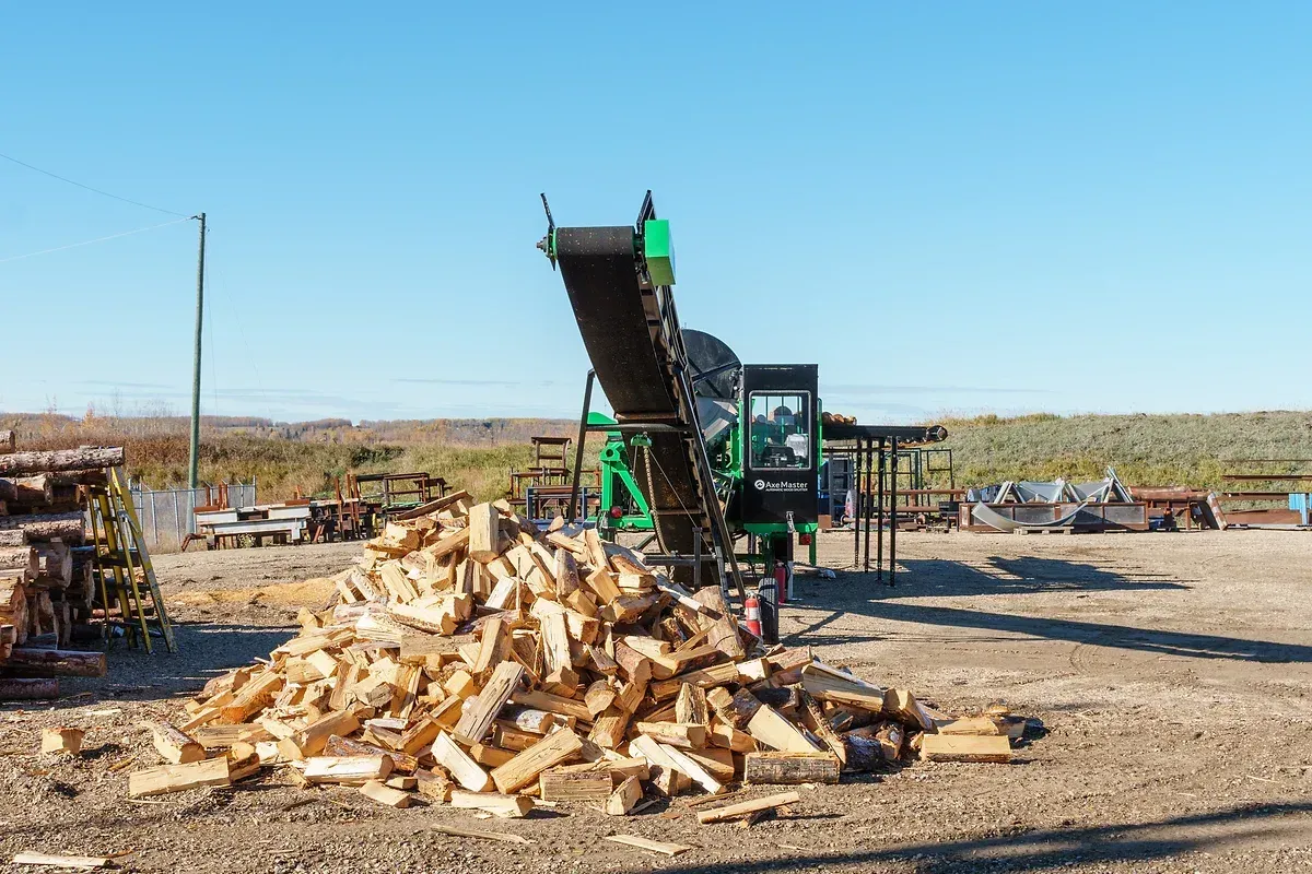 heavy-duty firewood processor