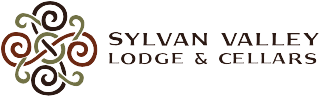 The logo for sylvan valley lodge and cellars