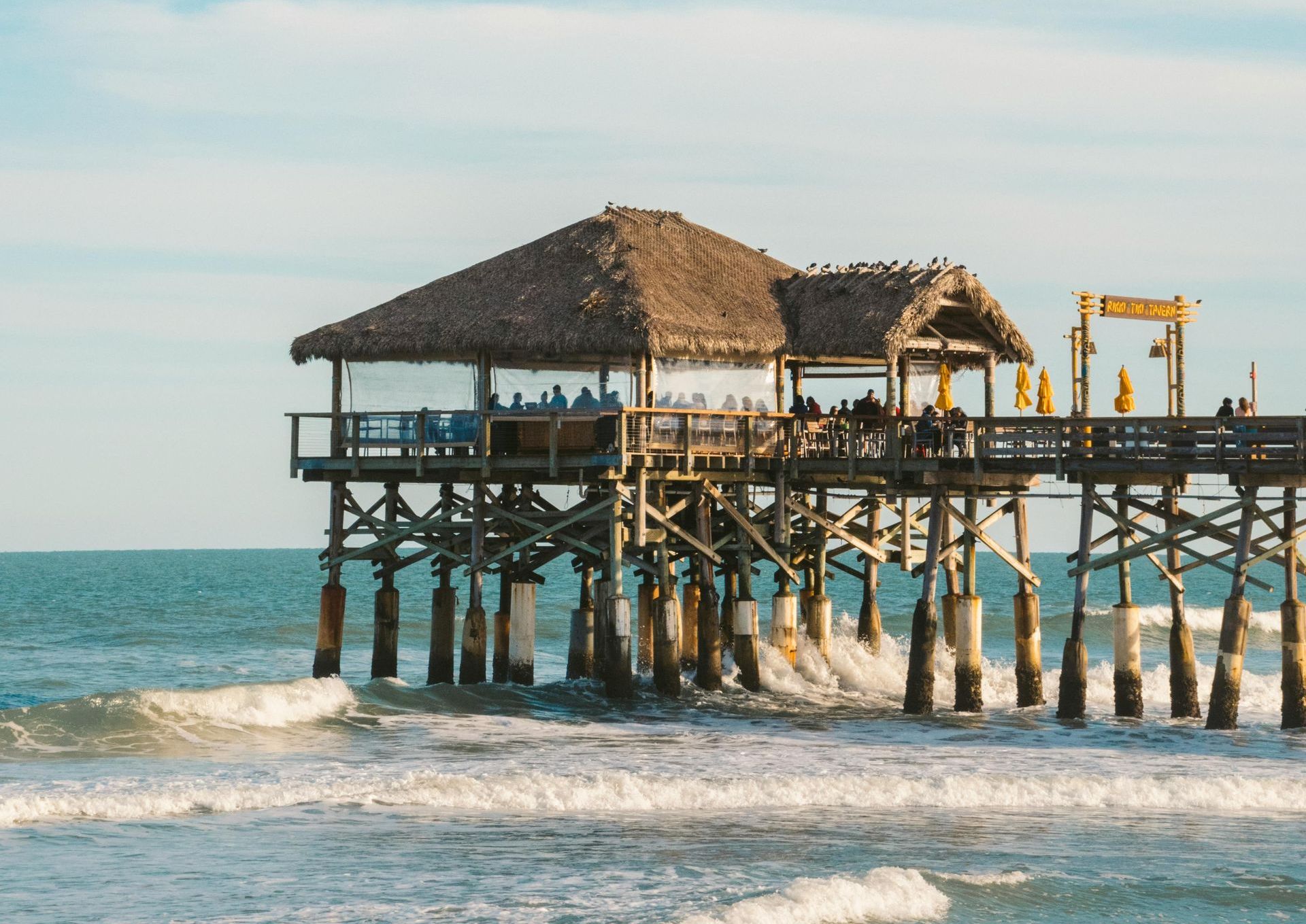 Coca Beach, FL, Pier sunny day