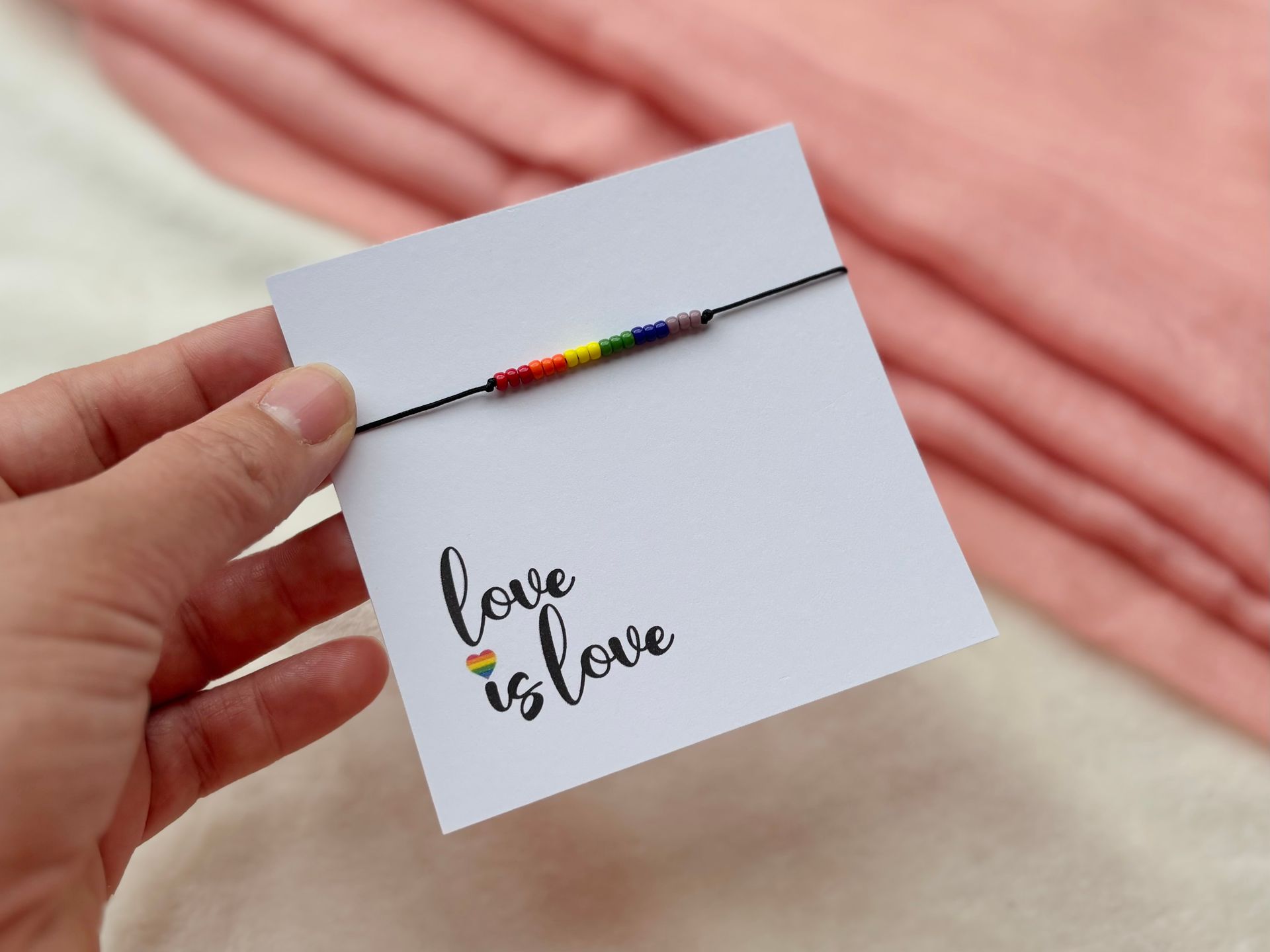 Rainbow LGBTQ+ Pride Bracelet Rainbow