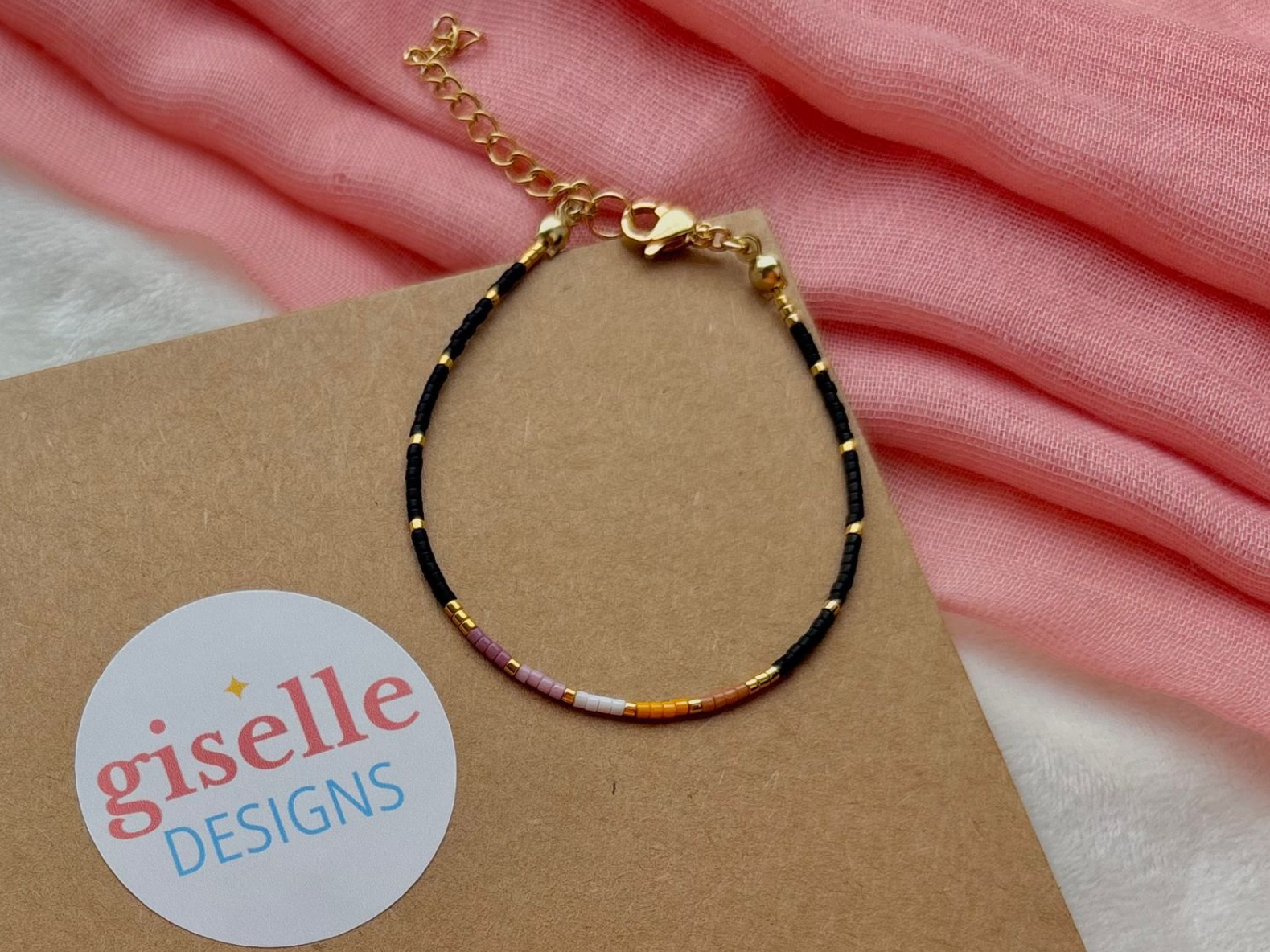 Lesbian Flag Colors Pride Collection Bracelet