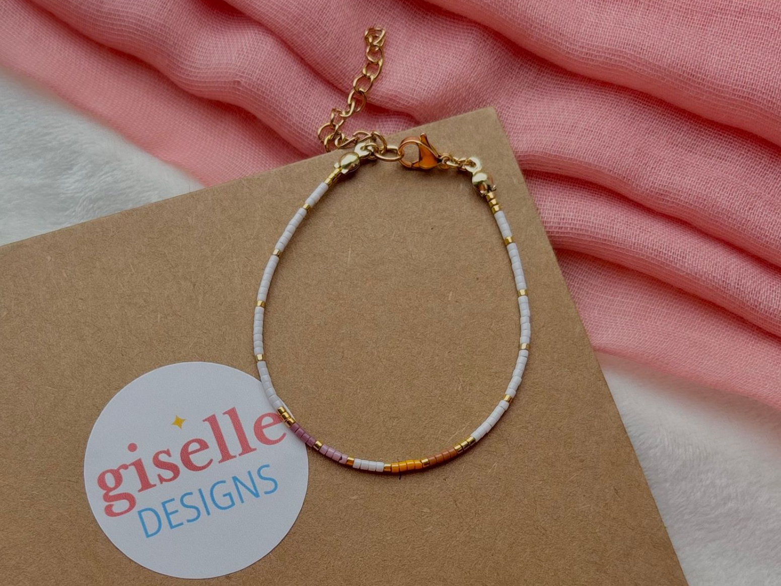 Lesbian Flag Colors Pride Collection Bracelet