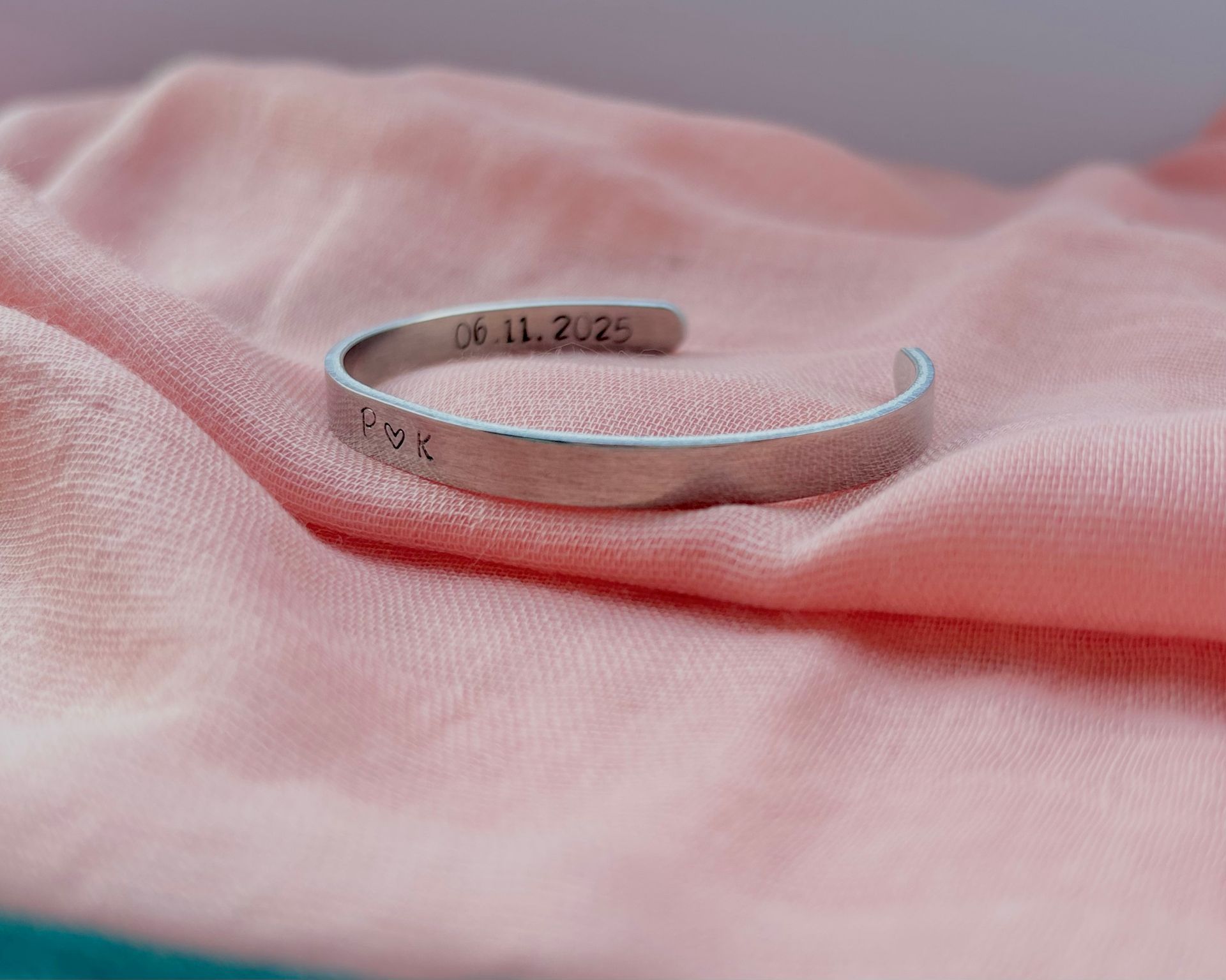 Personalized Cuff Bracelet - Your Words Your Story