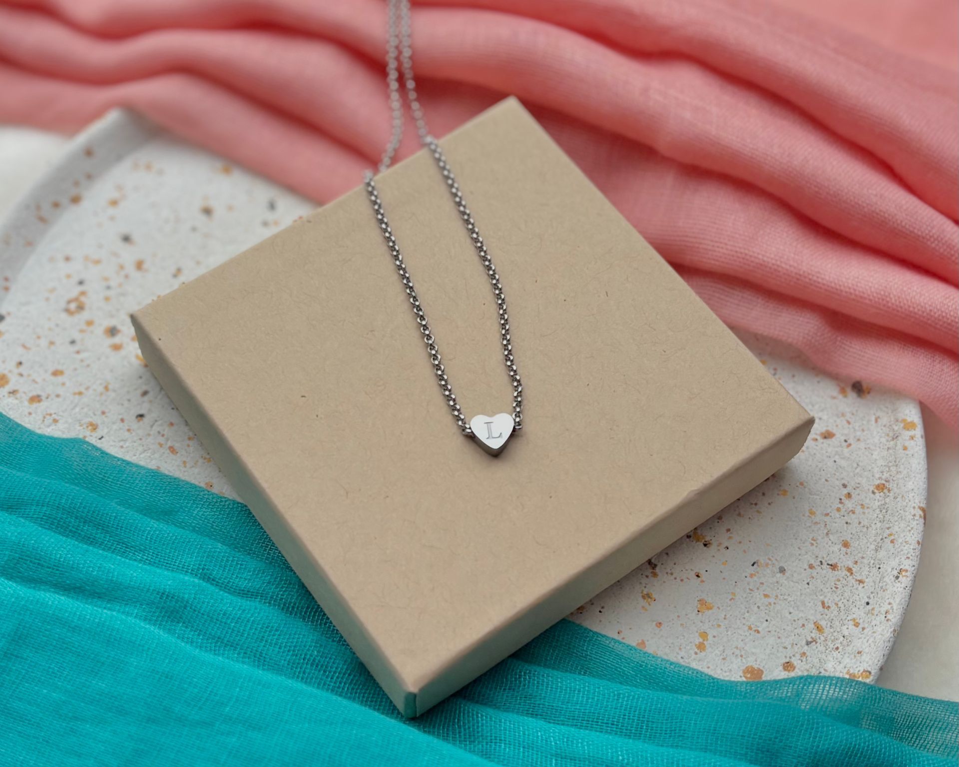 Another year older… and somehow even more iconic - Personalized Initial Heart Necklace