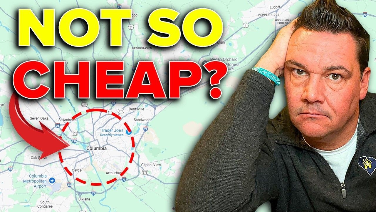 Man looking concerned, text overlay: