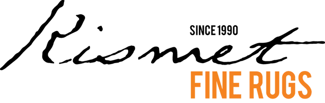 The Kismet Fine Rugs logo, featuring the word 