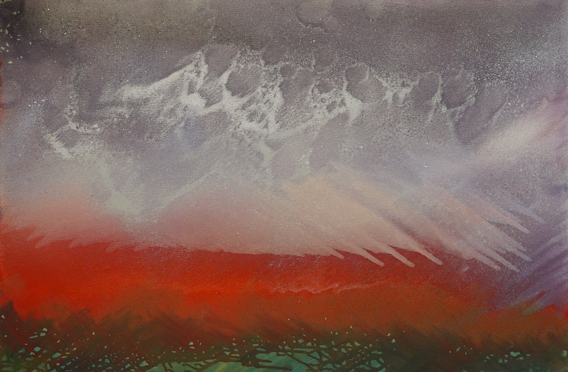 Fire on the Mountain   Bruno DaVenzia 2015, Oil on Canvas   Available on Artsy