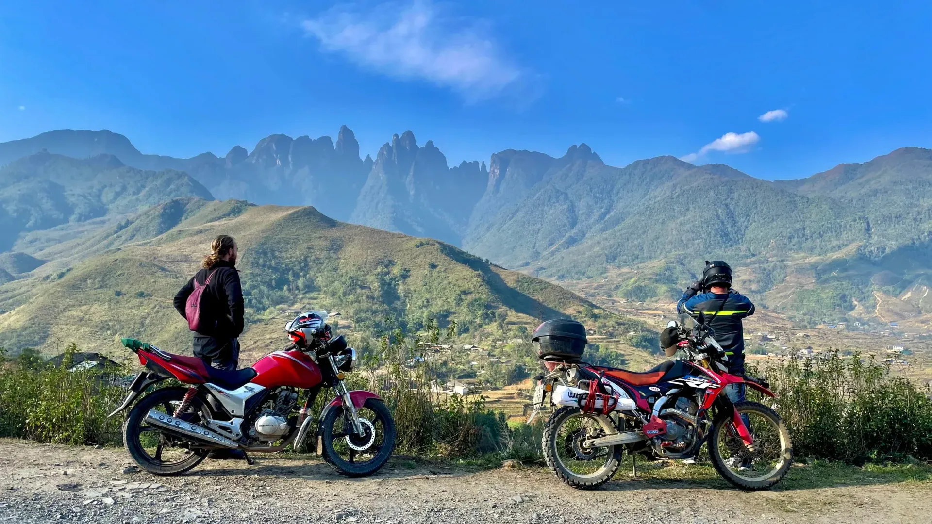 Ride a Motorbike Through the Mountains
