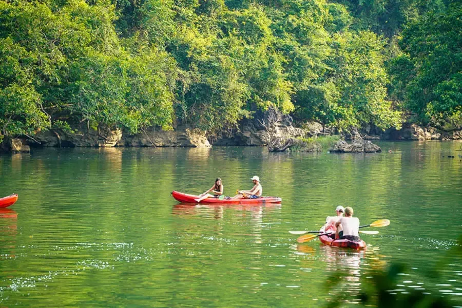 Kayak in the Quiet Corners of the Lake
