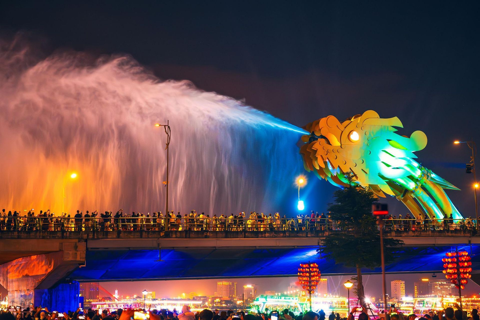 Visit Dragon Bridge & Nightlife Scene