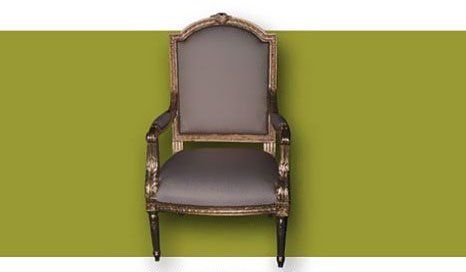 18th century English gilt armchair