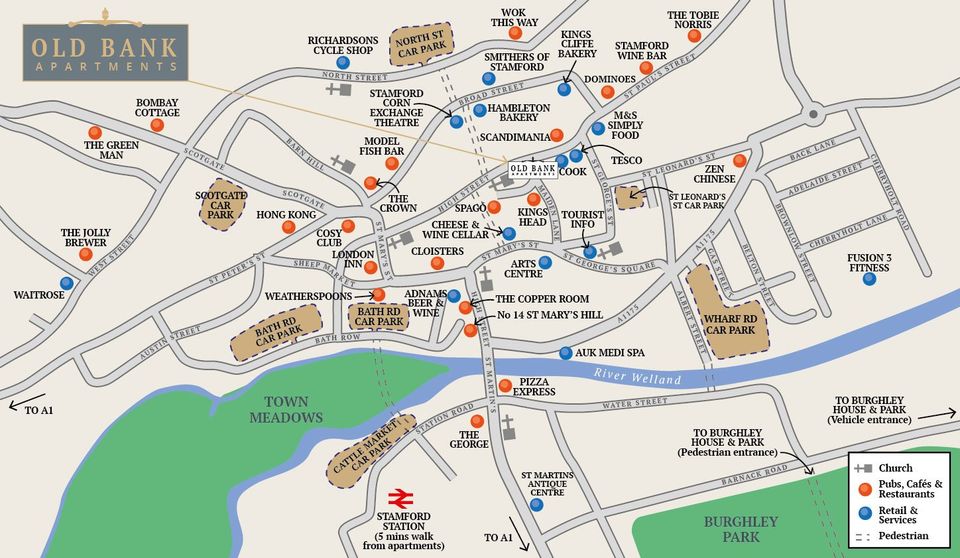 Stamford Town Center Map Stamford