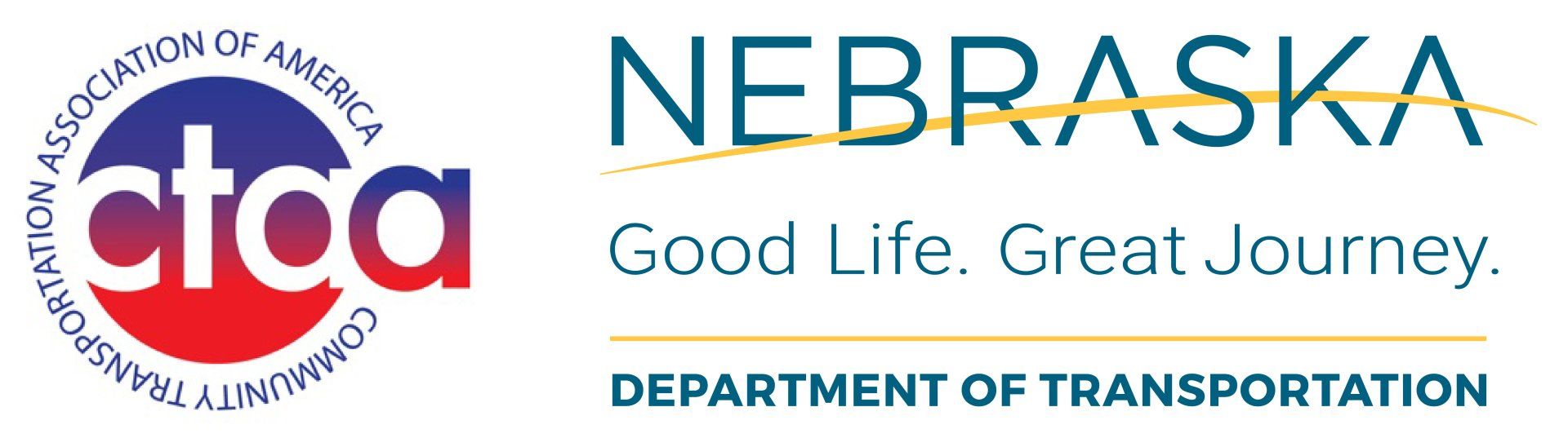 Community Transportation Association of America and Nebraska Department of Transportation logos