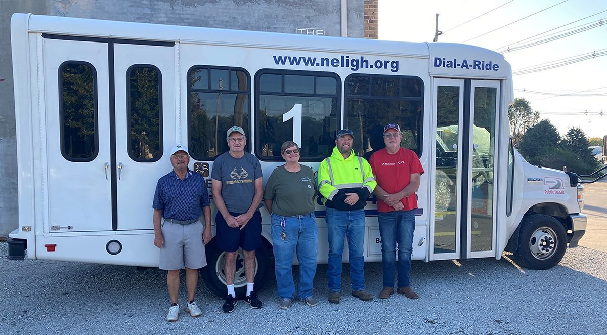 photo of drivers with City of Neligh Dial-A-Ride Public Transit