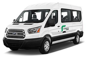 photo of an Enterprise Commute van