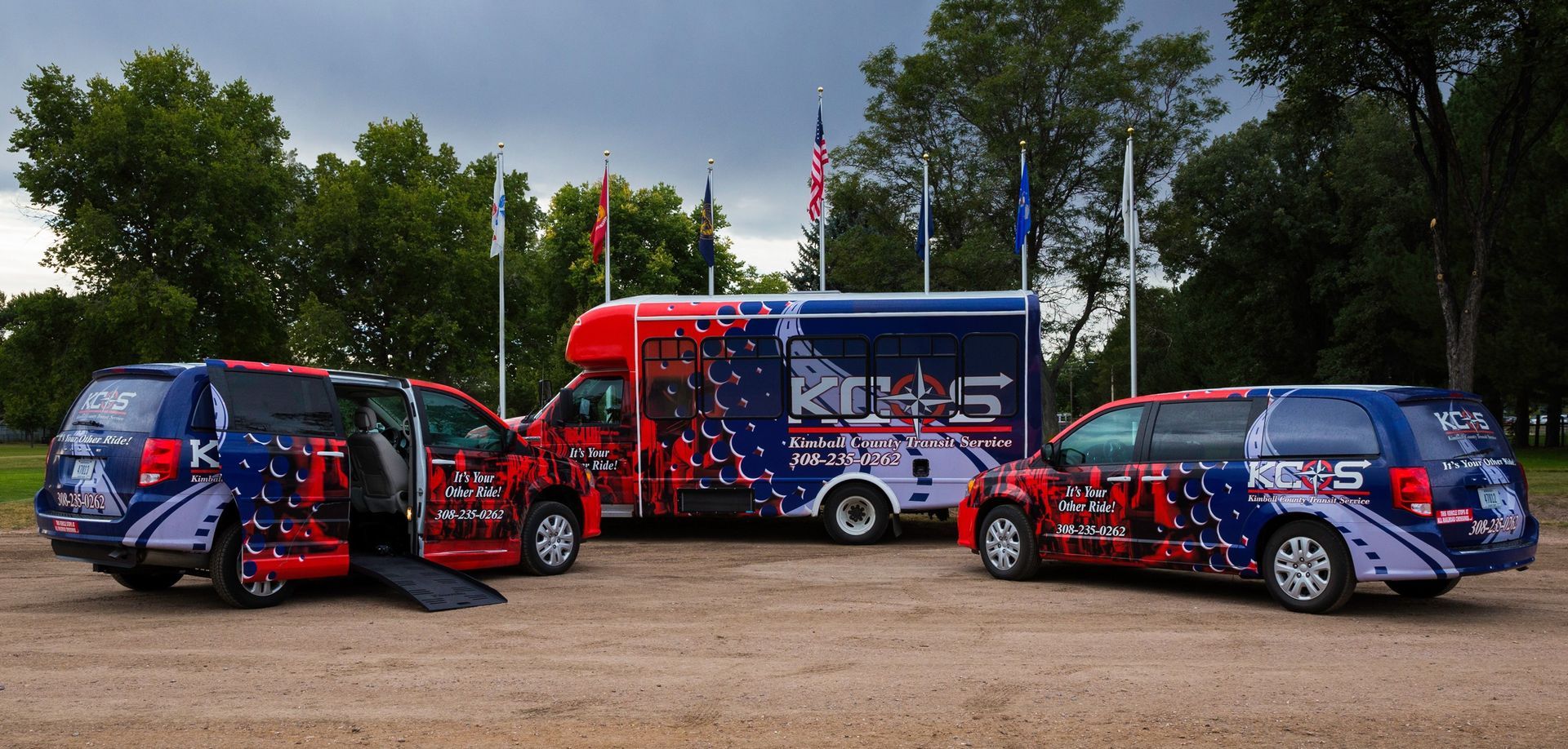 photo of KCTS vehicles