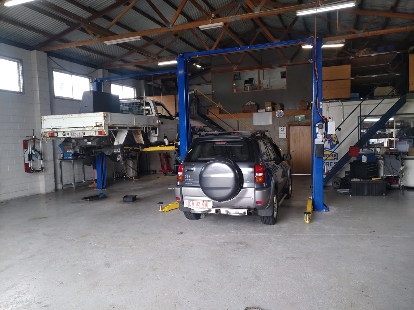 Two Cars Inside The Workshop — Car Mechanics in The Tablelands Region, QLD
