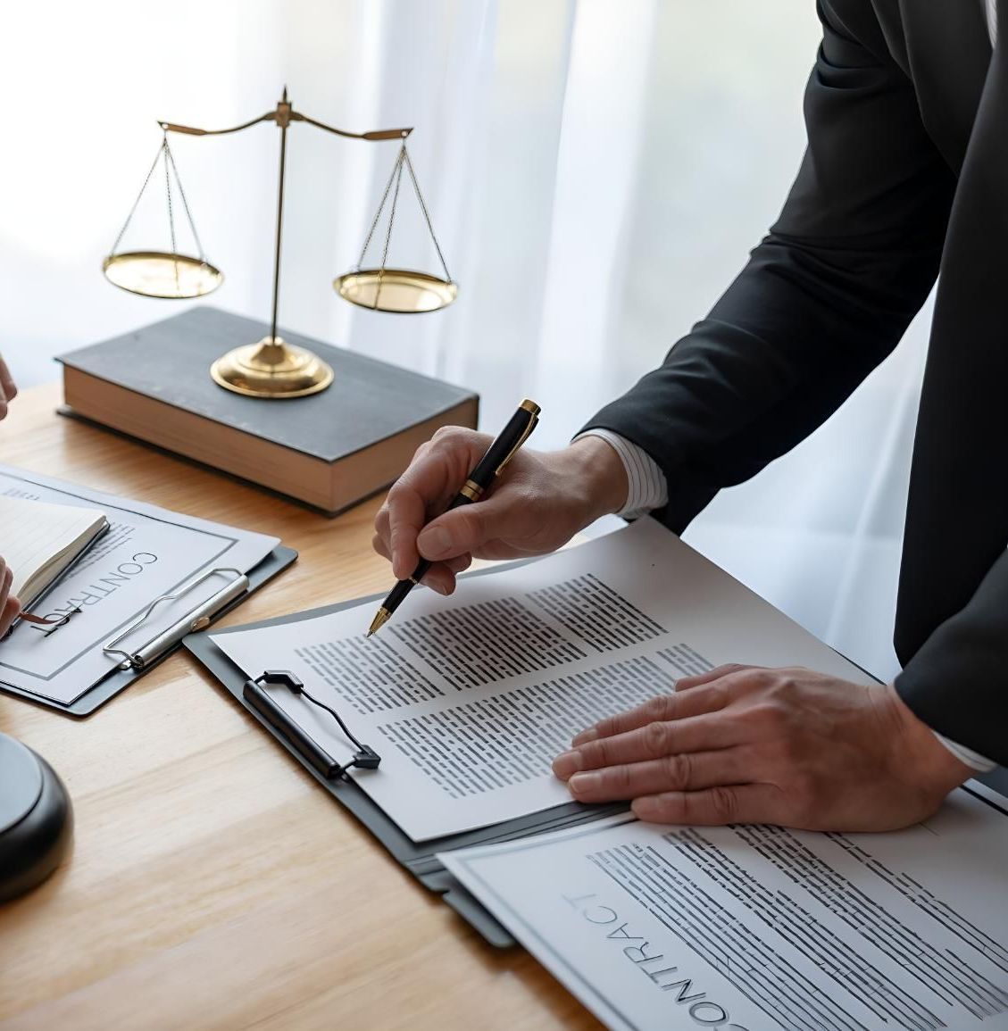 A Man is Writing on a Piece of Paper With a Pen — Bradley J Bragg - Solicitor in Innisfail, QLD