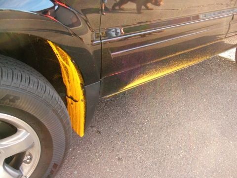 road paint splatters