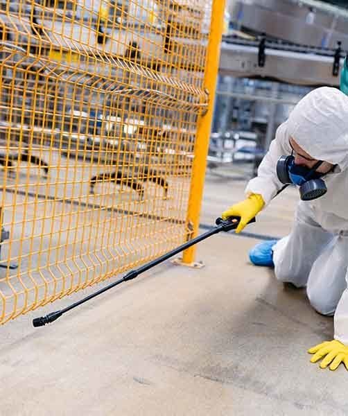 Exterminator In Industrial Plant — AAA One Pest Control form Commercial Pest Control in Fraser Coast, QLD
