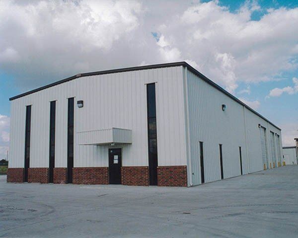 White Storage Building — Pre-Fab Steel in Corpus Christi, TX