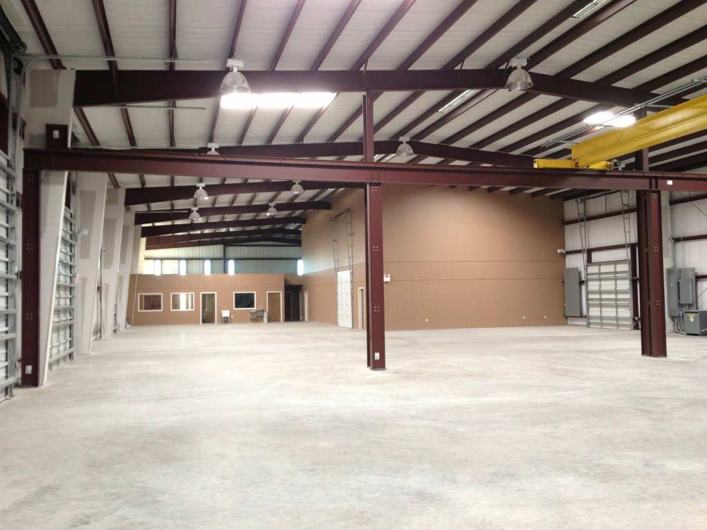 Inside Warehouse — Pre-Fab Steel in Corpus Christi, TX