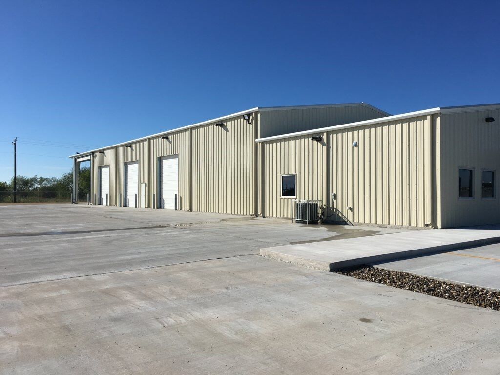 Storage Room with Paving — Pre-Fab Steel in Corpus Christi, TX