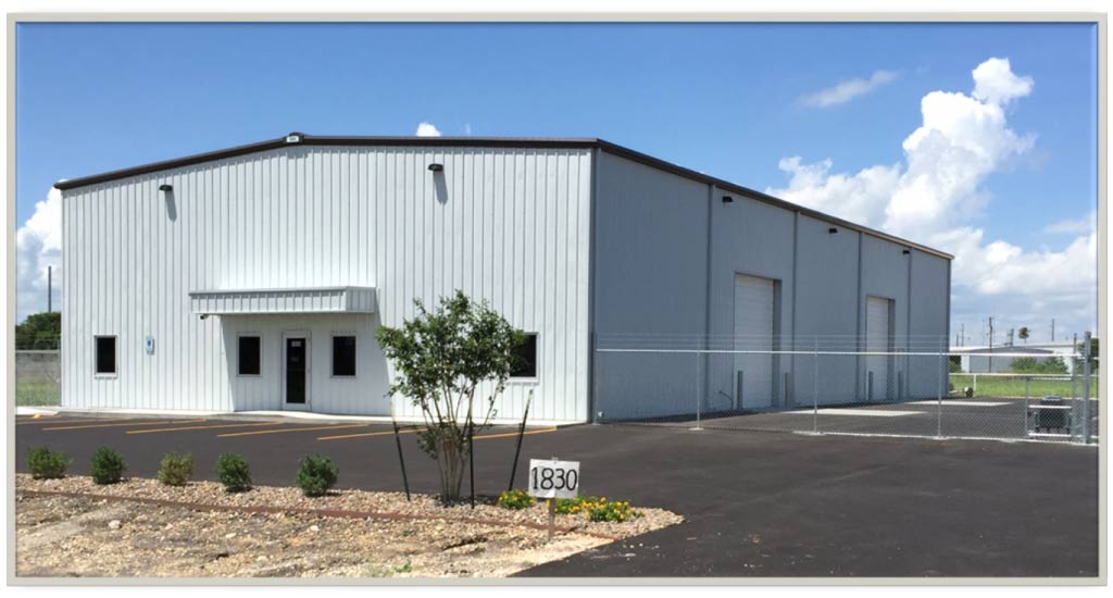 White Storage Room — Pre-Fab Steel in Corpus Christi, TX