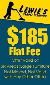 $185 Flat Fee, Offer Valid on Six Areas of Traffic Patterns (Large Furniture Not Moved, Not Valid with Any Other Offer)