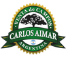 Un logotipo para Carlos Aimar Argentina con un árbol en el centro.
