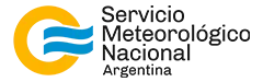 El logo del servicio meteorológico nacional argentina