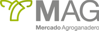 Un logotipo para una empresa llamada mercado agroganadero