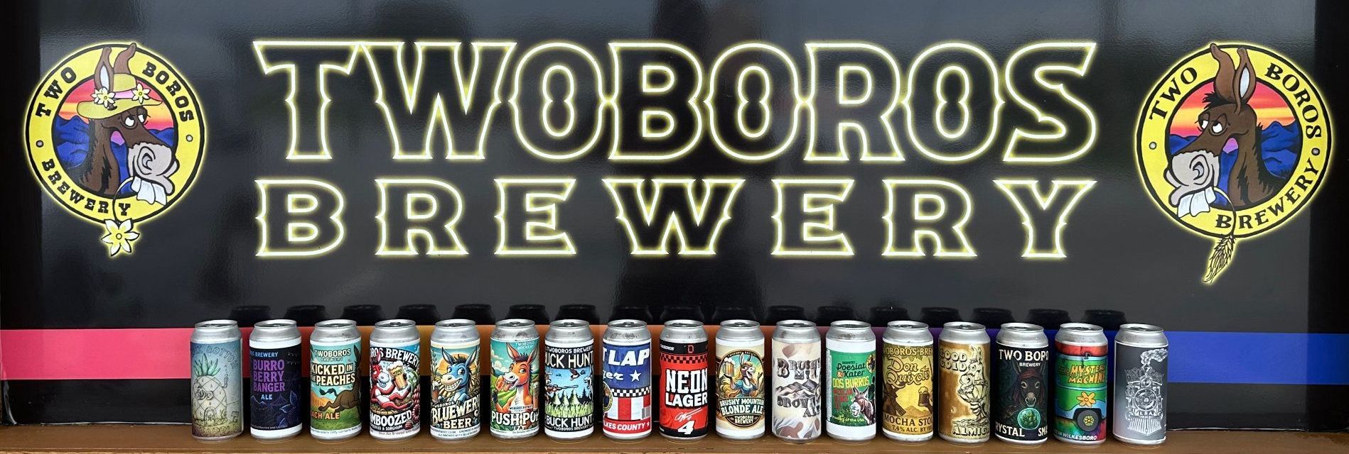 TWo Boros Brewery Can Lineup