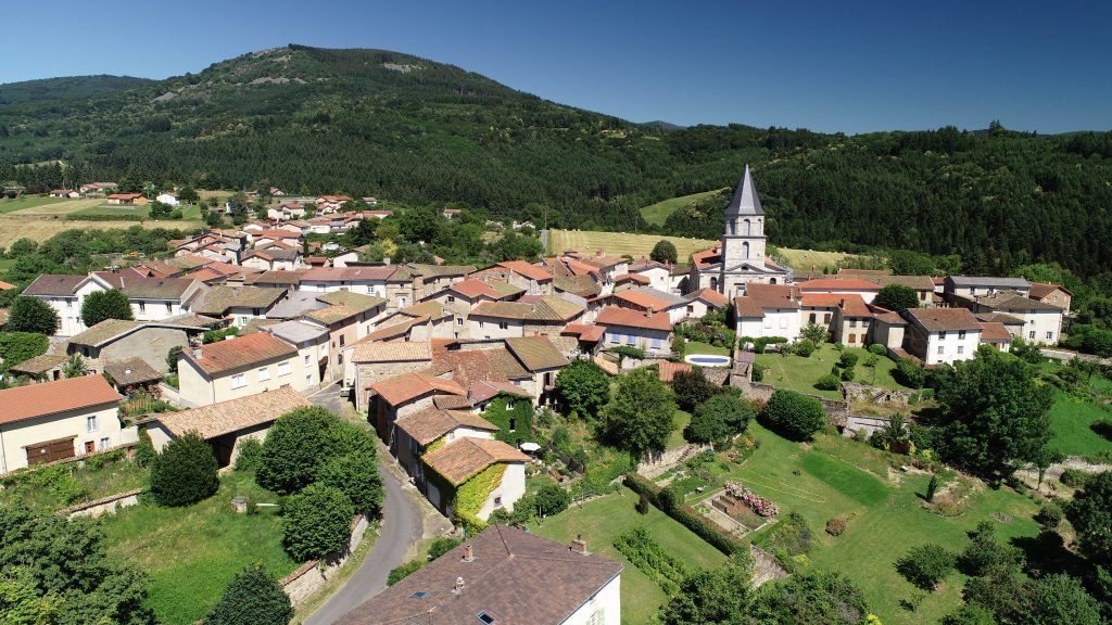 Le bourg de Vollore-Ville