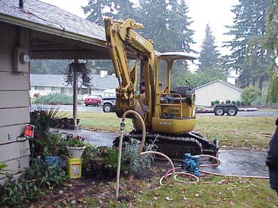 Yellow digger - Storage tank services in Seattle WA